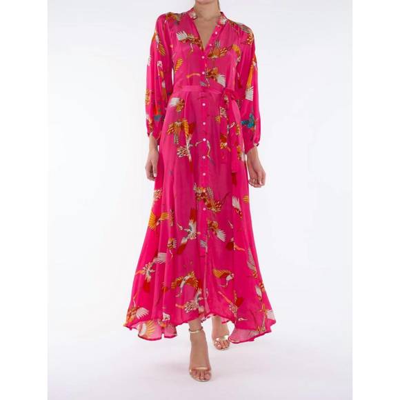 Taj by Sabrina Strappy Maxi w/ Tassel Ties main image 1